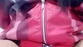 Vietnamese teen intensely masturbates with a cucumber.