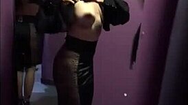 intensely flashing my massive black cock in paris on the second day