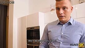 Hunt4k boy rents flat but ends up BANGING homeowner's gf!