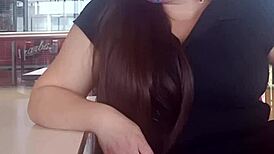 oops, wrong hole in the ass for the milf at the mall, homemade anal sex ending with her ass full of cum