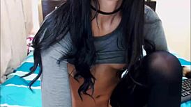 Nice Big Hard Shemale Cock Jerking Off Close-Up