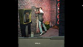 In the OFFICE, they FUCK against the WALL passionately.