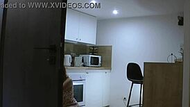 Redhead Latina Wife Exposes Pussy