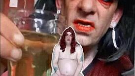 Bisexual Sissy Exposed And Swallowing Pee