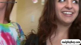 random girls flash boobs for money