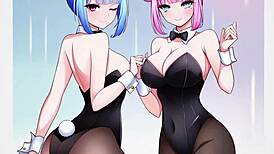 Mika And Maki Have A Farting Competition