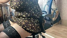 Depraved stepsister begs to observe her masturbation session