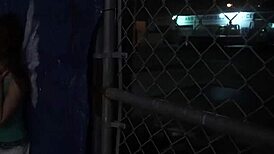 Insane! Sexual Slave Anya Olsen in Rough Outdoor Public Gangbang!