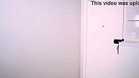 behind the scenes of porn with a blonde having sex with two at the same time