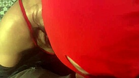 Milfycalla teases in tight shorts for a steamy Latina blowjob compilation.