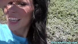 Babe Craves Outdoor Doggystyle Sex In Stockings Petite Roleplay High Definition