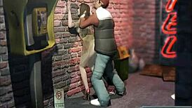 In the OFFICE, they FUCK against the WALL passionately.