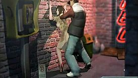 In the OFFICE, they FUCK against the WALL passionately.