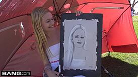 kennedy kressler, bend over for big cock and thumb in tight ass?