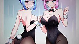 Mika And Maki Have A Farting Competition