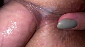 Couple shares intimate close-up moment at home