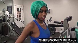 Msnovember's Public Gym Facesitting Fuck