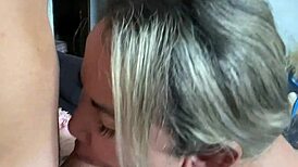 sucked my neighbor and he came on my face 😜