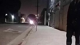 just another day, this gay latino with a bubble butt is selling his holes on the street