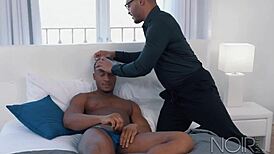 Surprising my guy with hot third for anniversary, bodybuilder hunk joins! 😏