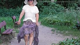 see my wife’s transparent dress in public park?