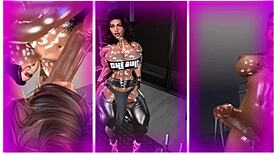 tranny triple threat with 2 holes and 3 cocks in wild action