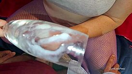 up close cum and piss play in kinky homemade session