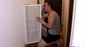 pov teen banging with a huge rod hard