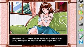 Immoral Study Retro Visual Novel with Shirakawa Reiko Gameplay