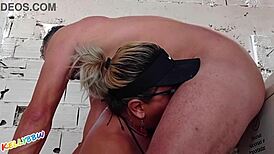 i'm sucking this huge cock of the old man with so much desire it's delicious