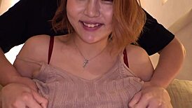 POV Slut with Perfect Slim Busty Body Loves Swallowing Cum. Watch This Tall Beauty Take Facials and Creampies!