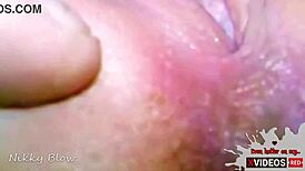 Intense close-up sensual pussy licking and bareback riding by couple