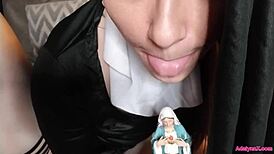 Adalynnx - Nun Enjoys Wild Anal Fetish Fun