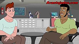 Animated Gay Intense Action With Bold Scenes
