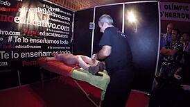 erotic massage by sex coach ana marco leads to orgasm