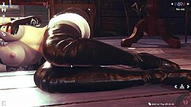 3D Simulation Girl In Anime Style