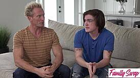 Big tit milf Jessica Starling demands two men for baby-making sex!