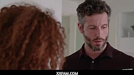 Hot Stepdaughter Brixley Benz Craves Stepdad's Mature Meat