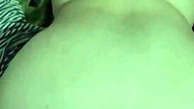 Blonde Bends Over In Shaved Pose