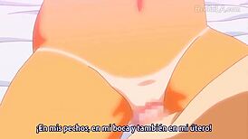 Beautiful blonde girl on the beach hentai