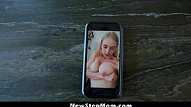 i sent naked selfies to my stepson for his big cock attention... oops