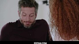 Hot Stepdaughter Brixley Benz Craves Stepdad's Mature Meat