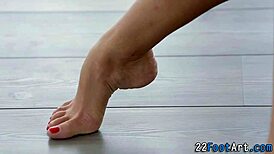 Fetish Babe Gets Licked and Teased in Erotic Foot Play