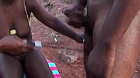 Adventurous Safari Group Encounter