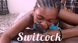 Switcock and friend seduce neighbor with big cocks