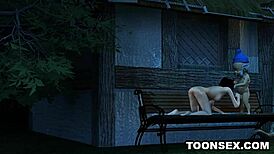 Wow, This 3d Babe Gets Tits And Pussy Fucked By Dwarf! 😍