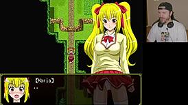 Girl explores mature marionette fantasy in uncensored game