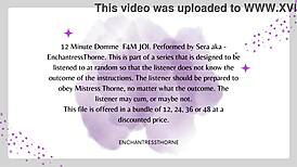 F4M Domme Gives Jerk Off Instructions Leading to Intense Orgasm and Domination