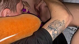 Denied Orgasm Makes Her Body React To Deep Dildo Insertion