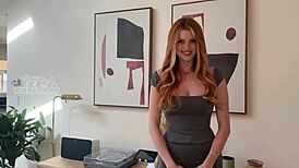 Slutty Assistant Caught with Butt Plug at Work